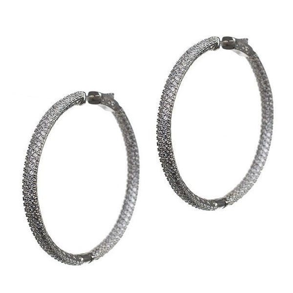 AYAMI jewelry Pave Straight Earrings - ピアス(片耳用)