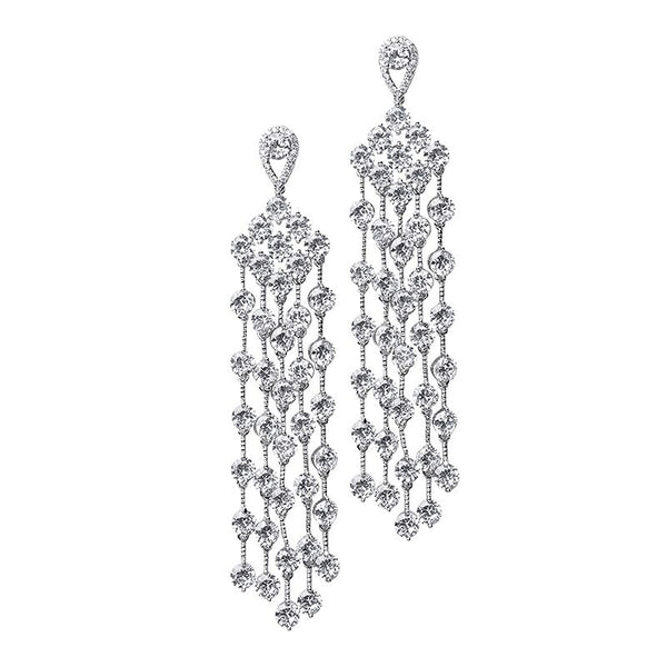 Short Chain Round Earrings – CZ by Kenneth Jay Lane