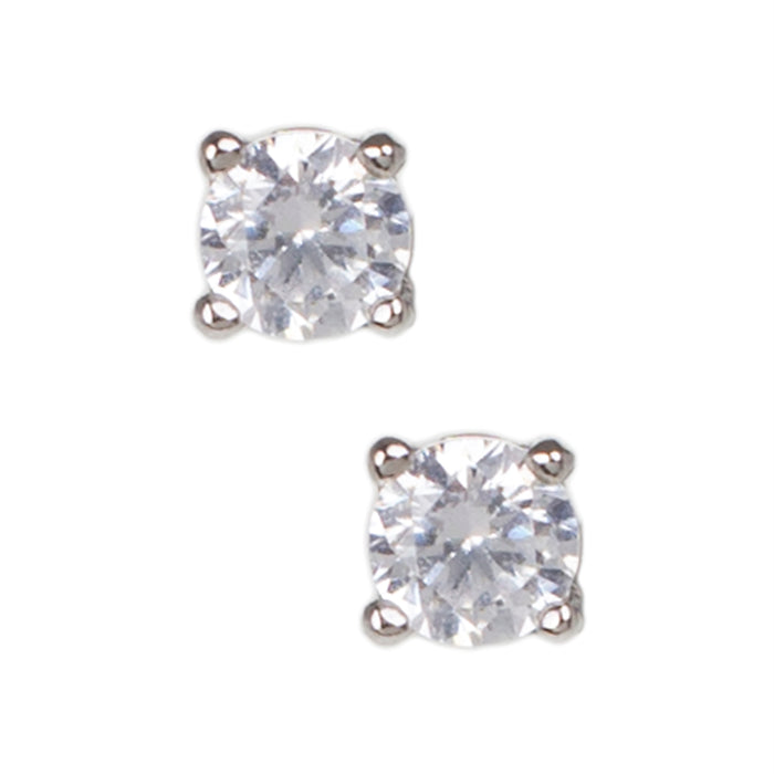 Small CZ Stud Earrings