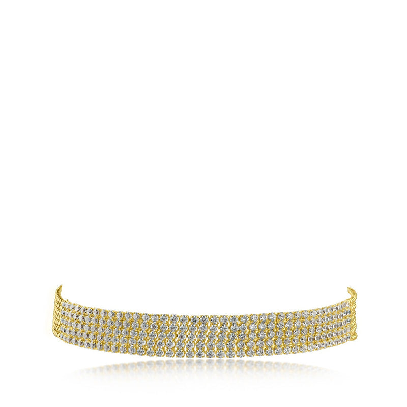 Micro Pave Multi Row Bracelet