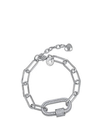 Pave Link Chain Bracelet