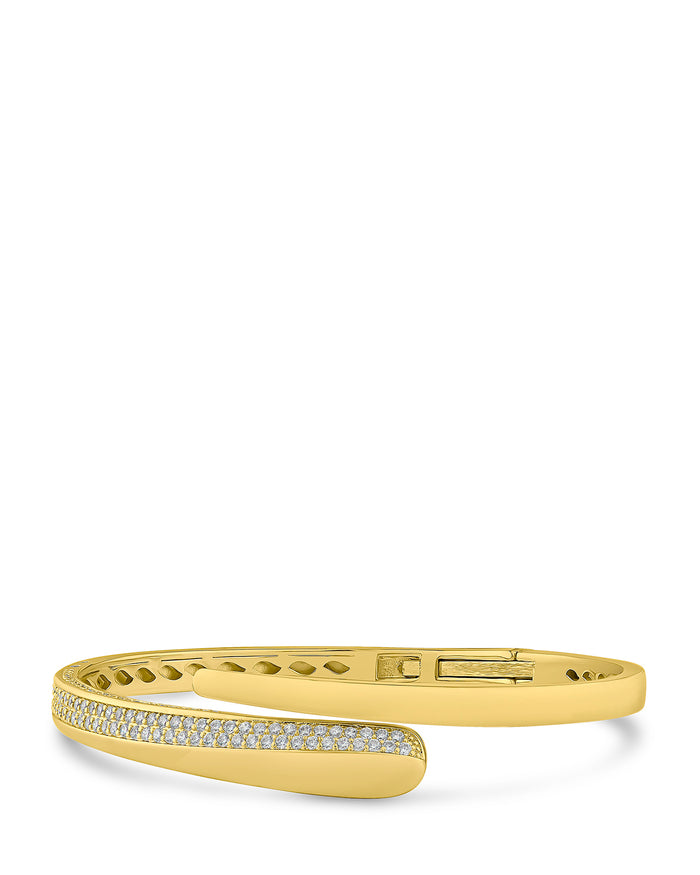 Pave CZ Wrap Bracelet