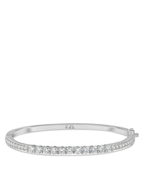 Graduated Round CZ Bangle