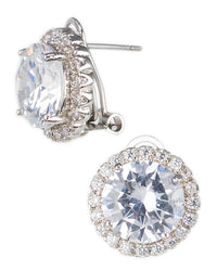 Large Round CZ Studs