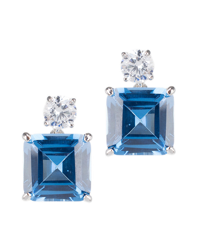 Asscher Drop Earrings