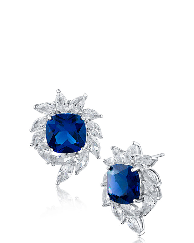 Cushion CZ Earrings