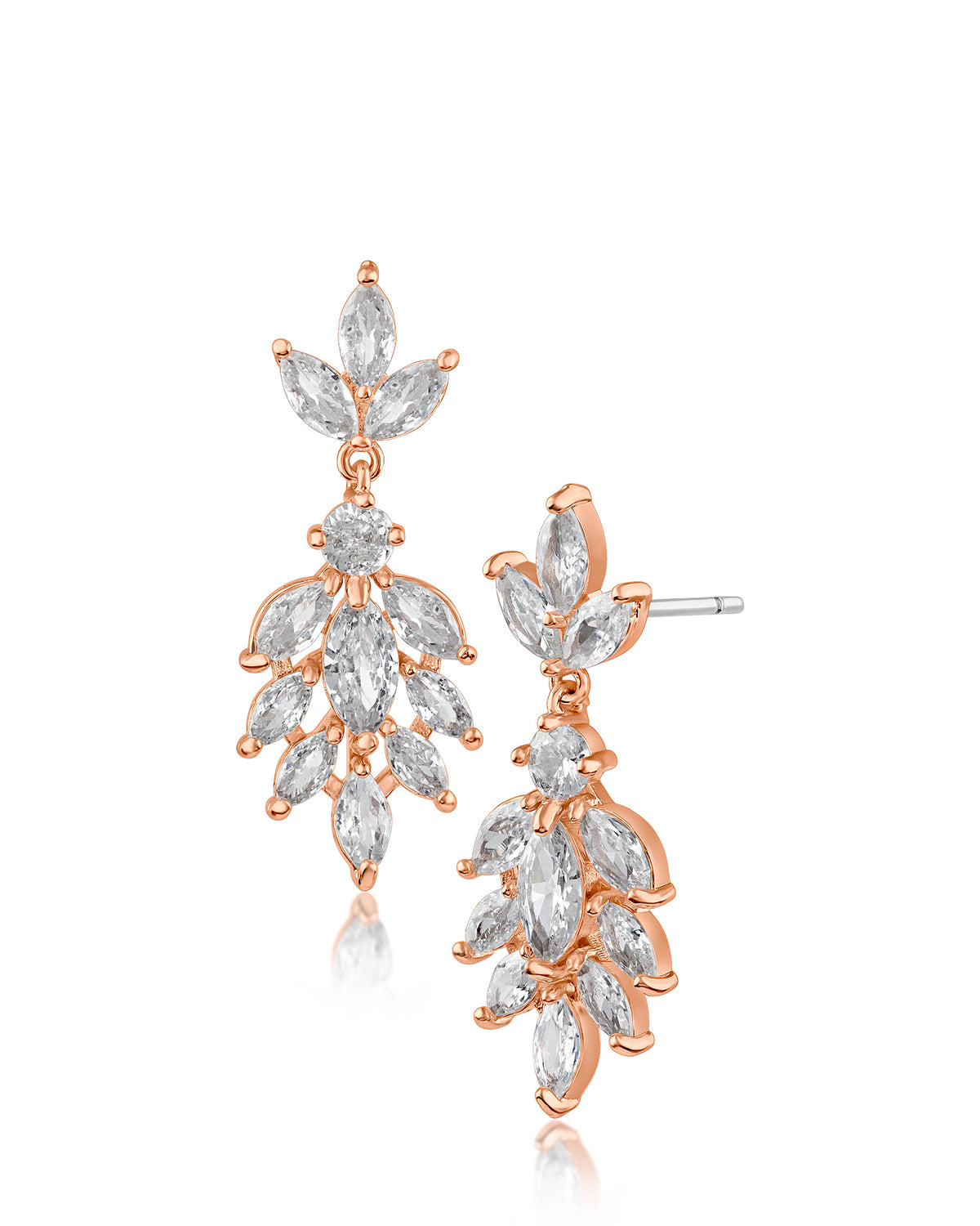 Marquise CZ Drop Earrings