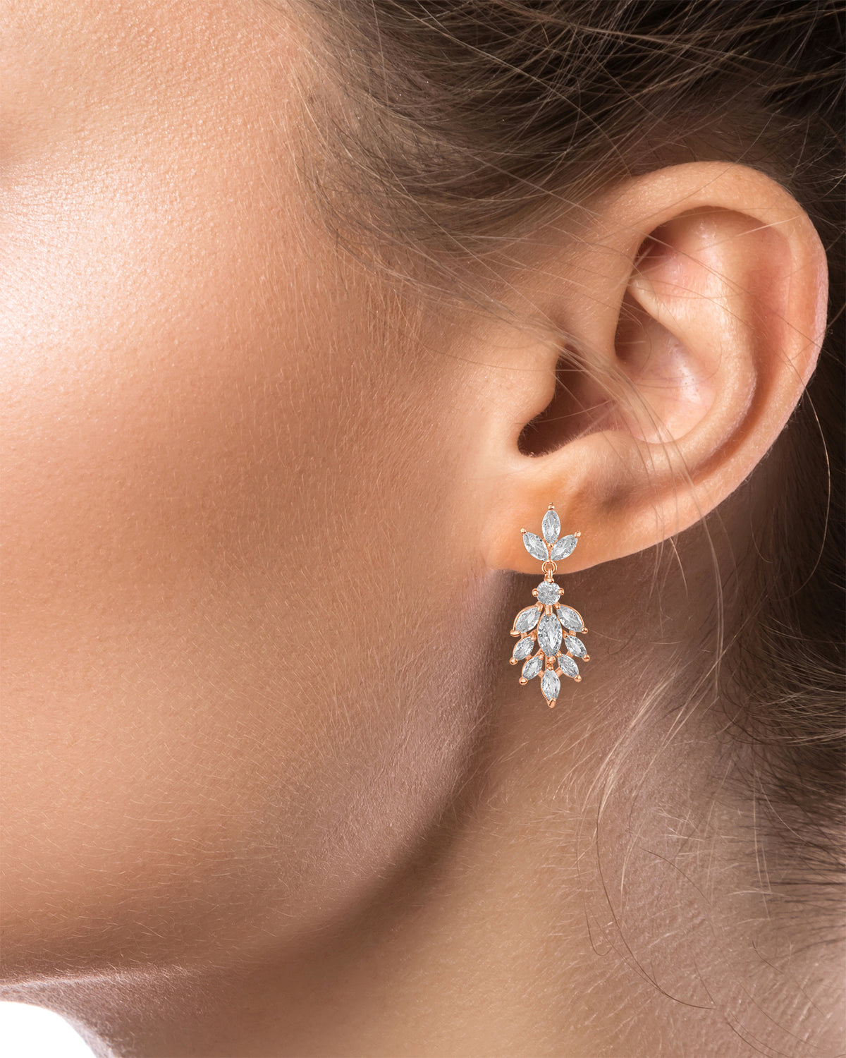 Marquise CZ Drop Earrings