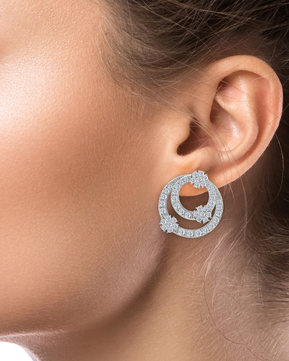 Double Circle Earrings