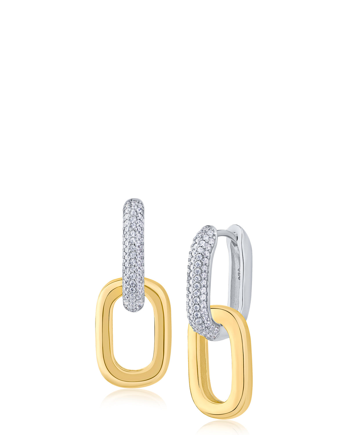 Double Link Earrings