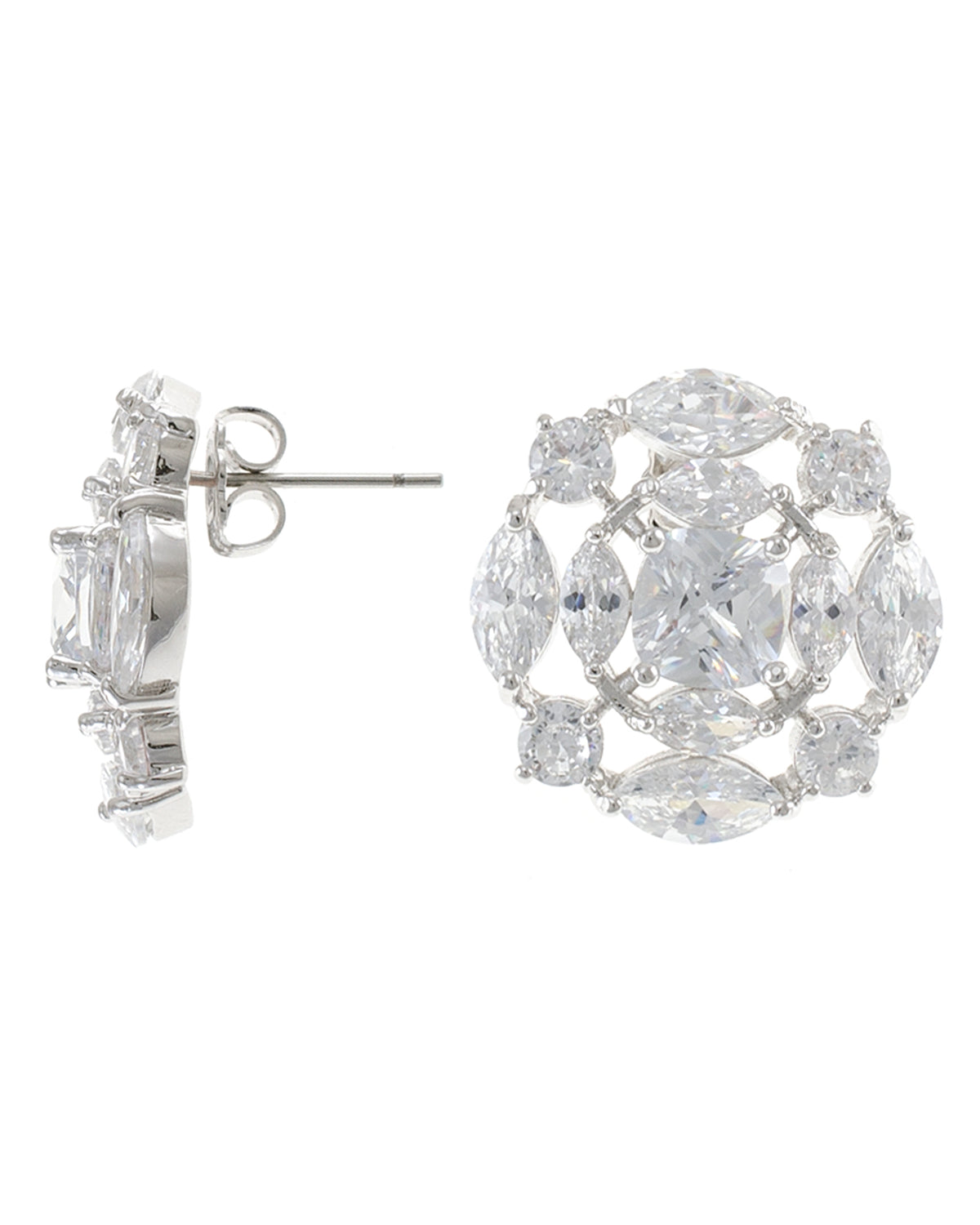 Multi Shape CZ Earrings