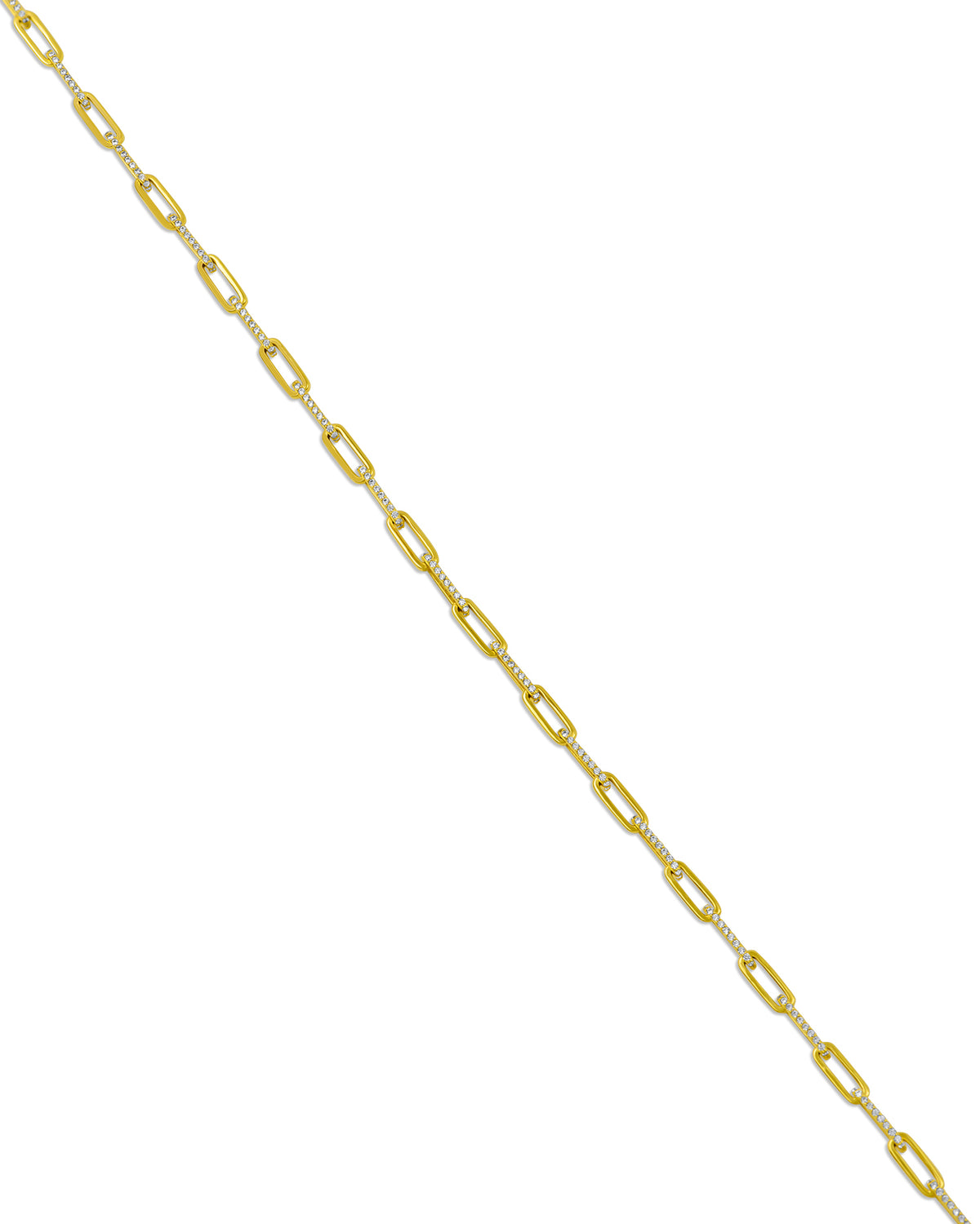 Pave Link Necklace