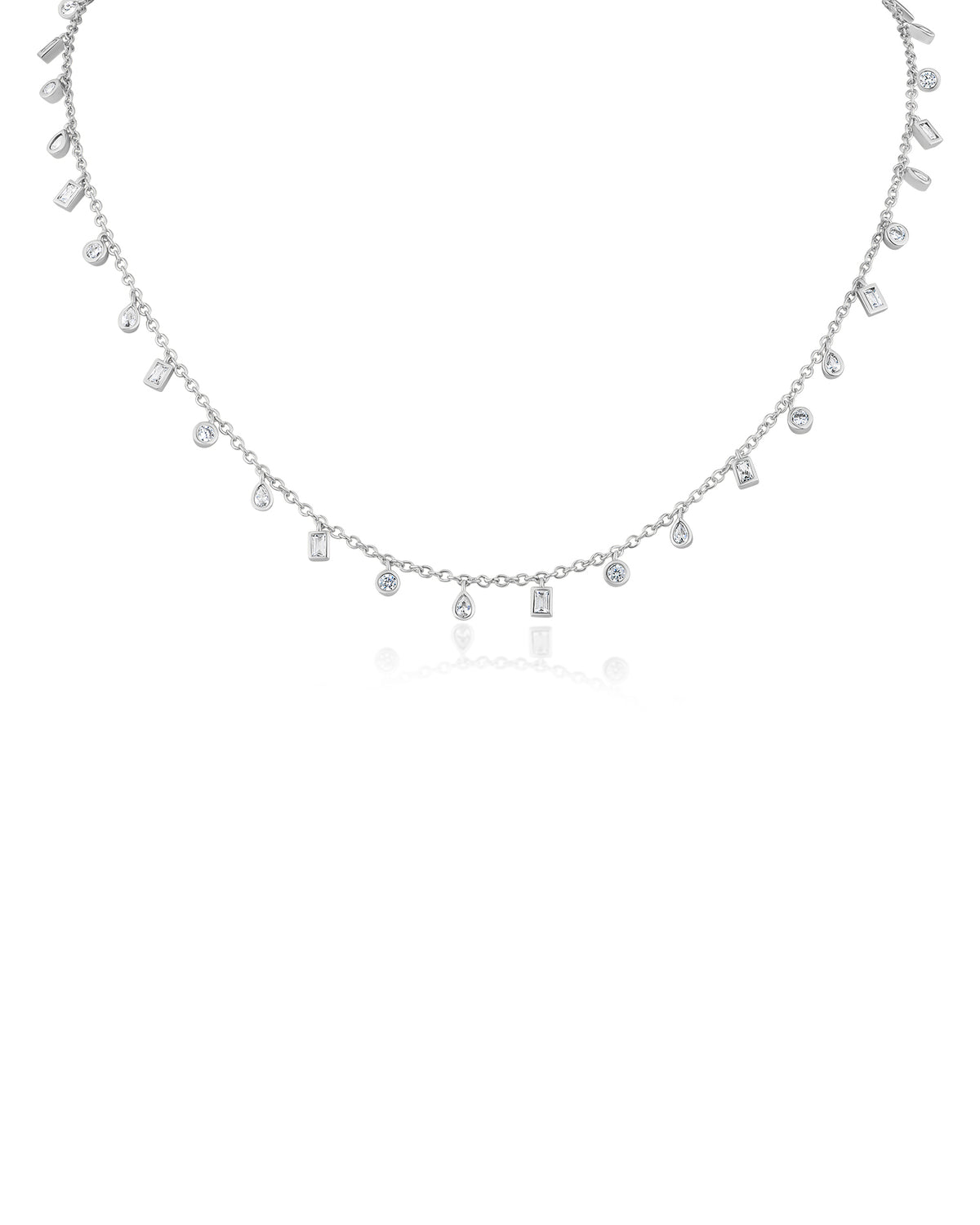 Multi Shape Mini Charm Necklace