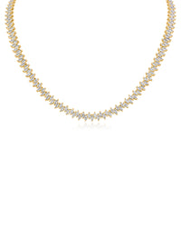 Alternating Marquise CZ Necklace