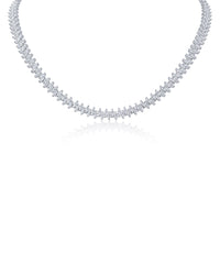 Alternating Marquise CZ Necklace