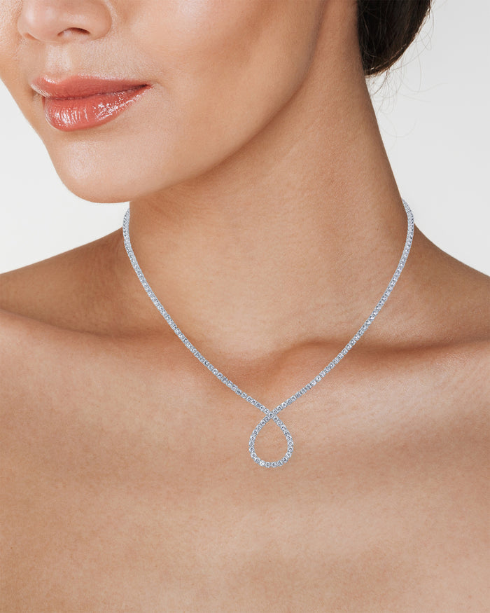 Infinity Tennis Necklace