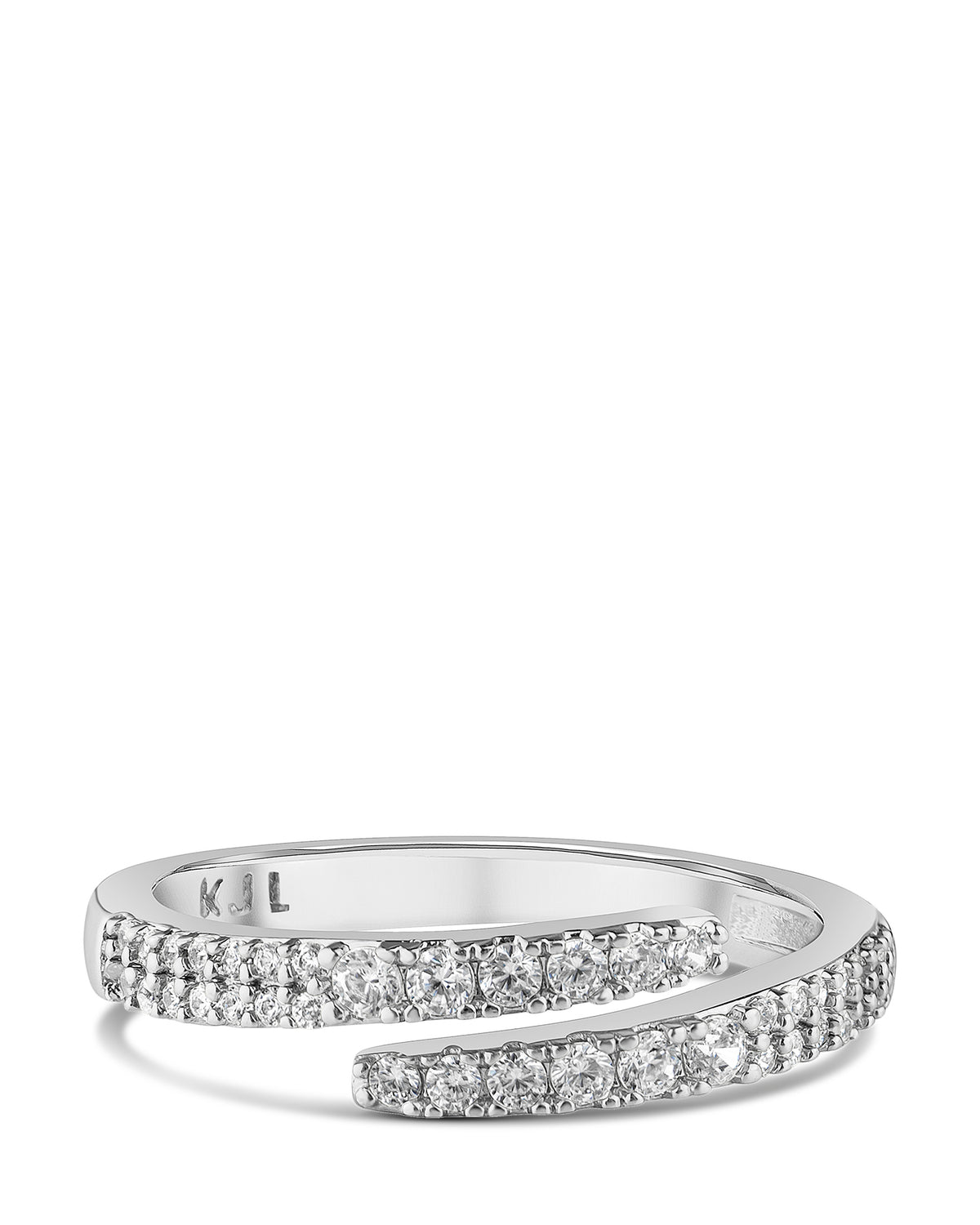 Pave Single Wrap Ring