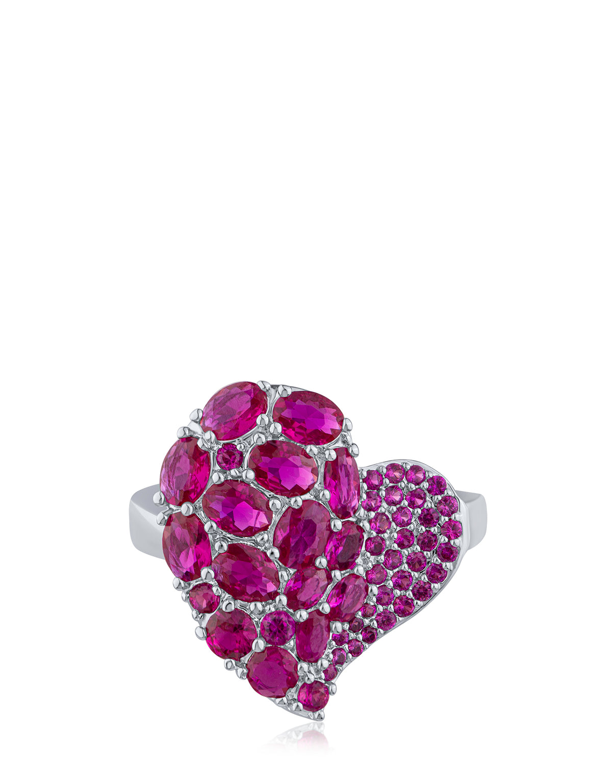 Pave Heart Ring