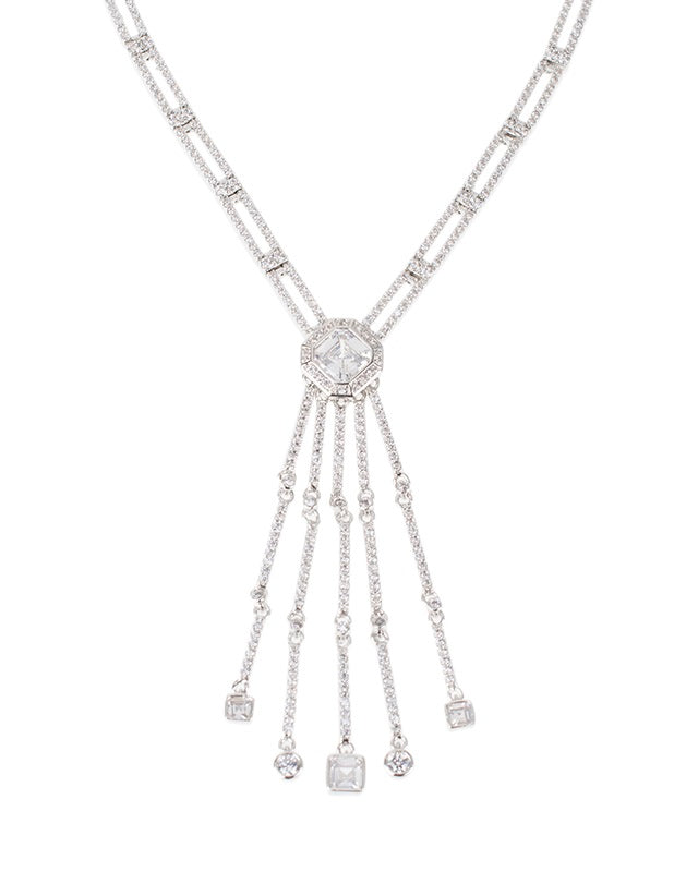 CZ Fringe Necklace