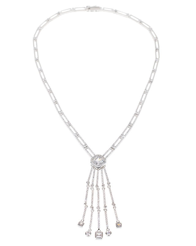 CZ Fringe Necklace