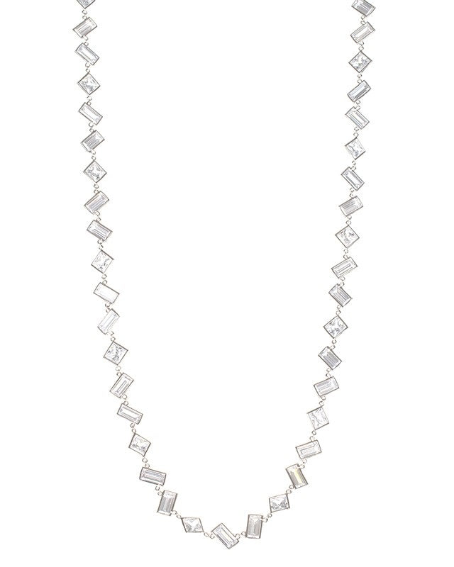 Multi Shape Elongated Necklace