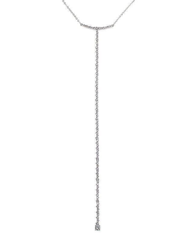 Y-ROUND CZ VERTICAL DROP WITH CHAIN