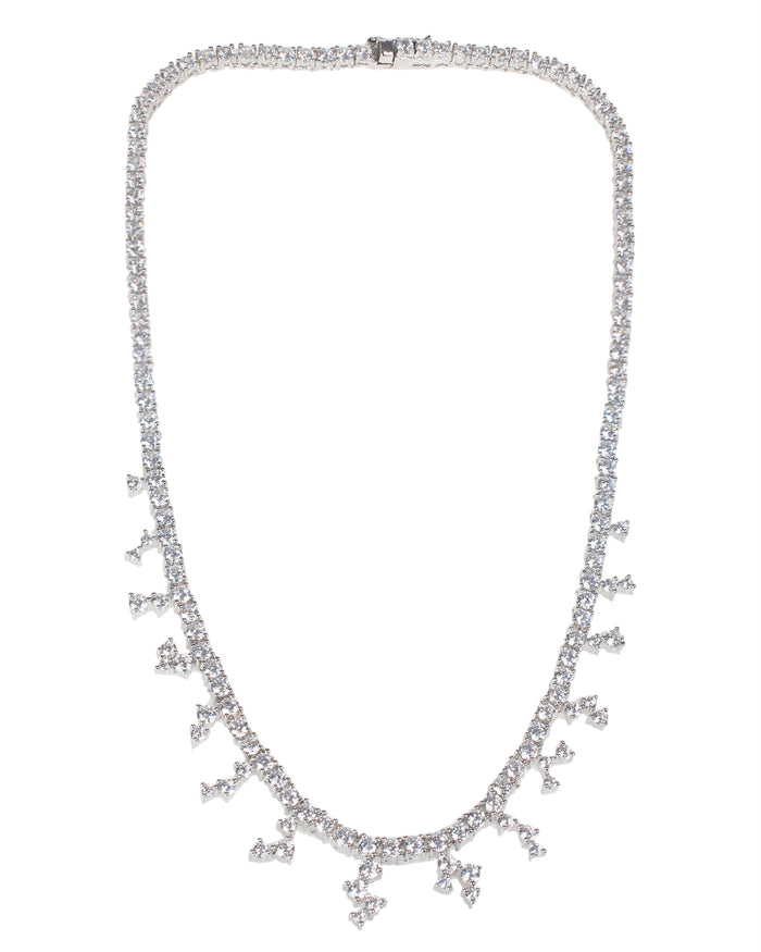 CZ Necklace with Drops